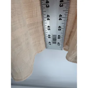 Evereve Carly Blush Cotton Tiered Midi Dress Puff Sleeve Cottage Size Large NWT thumbnail 8