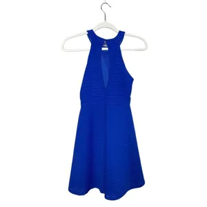 Altar’d State Clear Skies Dress Size Small Blue Skater Dress Mini thumbnail 3