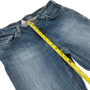 Carhartt Womens Blue Denim Bootcut Jeans 29” 7/8 Mid Rise Casual Workwear Durabl thumbnail 7