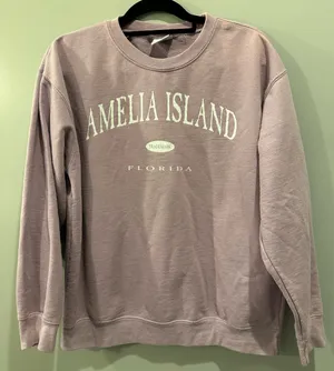 Comfort Colors Prairie Mountain Amelia Island FL Sweatshirt thumbnail 1