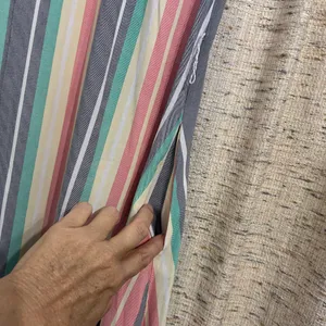 Torrid Multi-Color Stripe Challis Midi Dress thumbnail 3