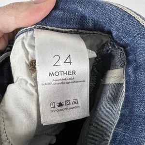 Mother The Insider Crop Step Chew Distressed Denim Jeans in Dancing‎ on Coals 24 thumbnail 5