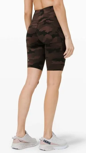 Lululemon Fast and Free High Rise Short 8 Heritage 365 Camo Brown Earth Multi 4 thumbnail 1