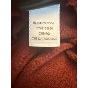 Torrid Crinkle Gauze Lace Inset Surplice Top Blouse Women’s Sz 1 1X/14-16 Red thumbnail 10