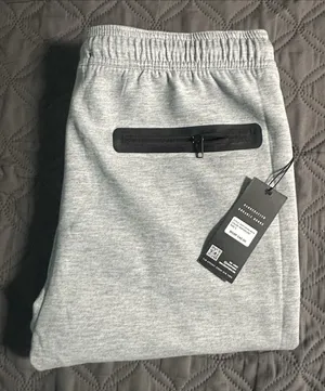 Men's Gray Jogger Sweatpants Slim Fit Athletic Fleece Track Pants Streetwear NEW thumbnail 2