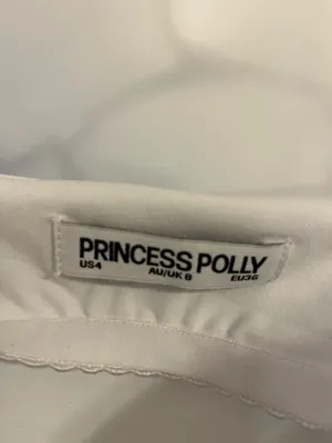 Princess Polly White Tank Top thumbnail 4