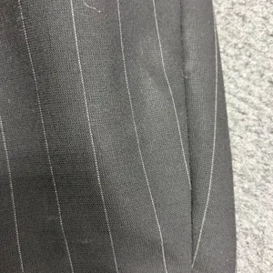 Lauren Ralph Lauren Womens 16 Wool Pinstripe Pant Suit Charcoal Grey 2 Piece Set thumbnail 2
