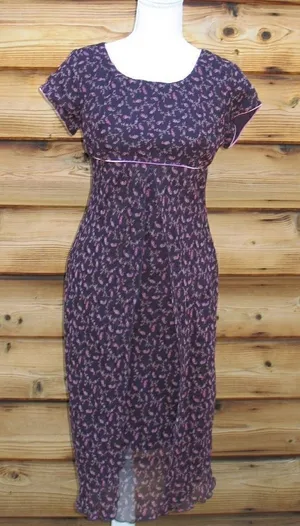 Vintage 90s Purple Dress thumbnail 1