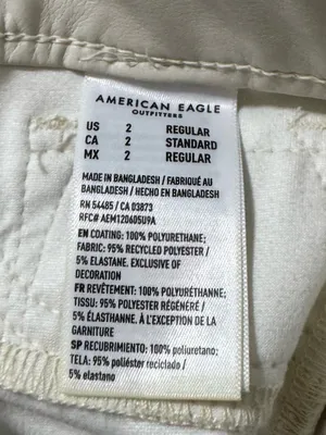 American Eagle Outfitters (AEO) Kick Boot Faux Ankle Leather Pants Sz 2 thumbnail 6