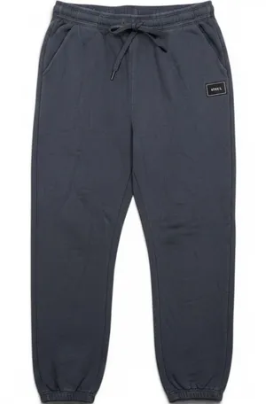 Stori Sweatpants Womens 10 Cotton Joggers Dark Gray Fleece EUC thumbnail 1