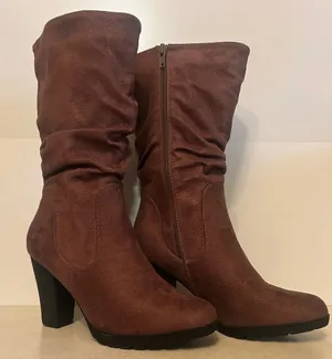 White Mountain Women’s 7.5 Brown Heeled Boots thumbnail 1