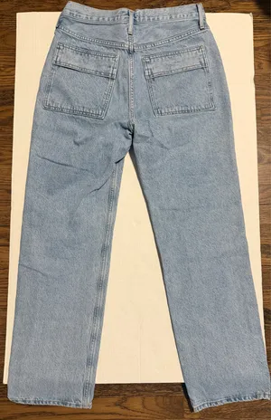 AGOLDE Cooper Cargo High-Rise Straight Jeans thumbnail 4