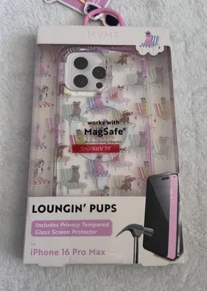 MVMT Loungin Pups for iPhone 16 Pro Max MagSafe Case‎ Privacy Screen Protector thumbnail 1