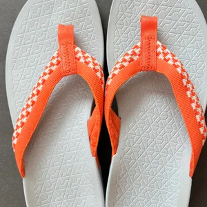 Chaco Aurora Cloud Flipflop Orange and White Sandals thumbnail 6