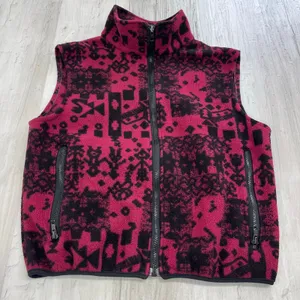 Ragged Mountain Vintage Sleeveless Zip Up Pockets Soft Warm Fleece Vest thumbnail 2