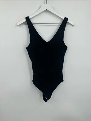 Abercrombie And Fitch Black Soft Bodysuit Size Small thumbnail 7