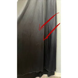 Windsor Maxi Dress Siz XS Black Satin Twist Front Crisscross Back 3/4 Homecoming thumbnail 13
