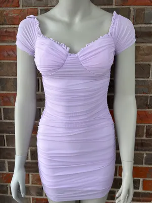 Windsor Purple Semi-Formal Dress thumbnail 1