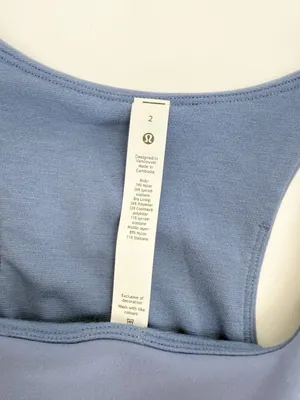 Lululemon InStill Tank Top Water Drop Blue Square Neck Athletic thumbnail 14