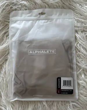 Alphalete Amplify Ultra High Rise Biker Short 4.5” Linen Size Large thumbnail 1