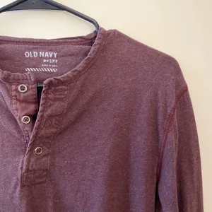 Old Navy Crewneck Top Plum Purple Woman's Small‎ Versatile Long Sleeve Shirt thumbnail 4