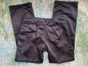 North Face women’s black fleece line bootcut pants, size large thumbnail 8