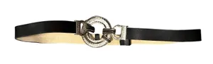 Vintage Chico's Genuine Leather Belt with Metal Buckle - size Small thumbnail 1