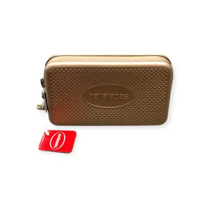 new Havaianas 𖣴 Water Resistant Wristlet Mini Bag 𖣴 Rose Gold 𖣴 Clutch Makeup 𖣴 thumbnail 9