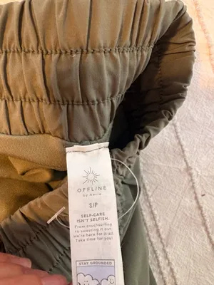 OFFLINE by Aerie olive green shorts  thumbnail 6