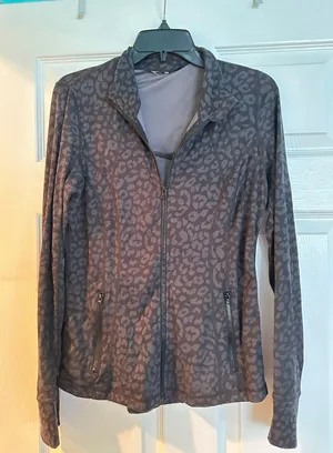 activewear jacket Black thumbnail 1