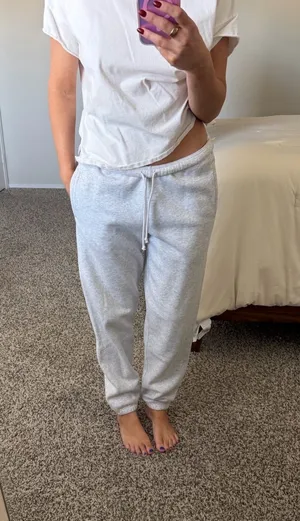 Skims cotton fleece jogger thumbnail 1
