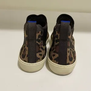 Rothy's Chelsea Boot Sneaker Wildcat Leopard Cheetah Print‎ Size 11.5 thumbnail 7