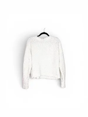NWOT Free People  Popcorn Cream Pullover Sweater Top Small  thumbnail 8