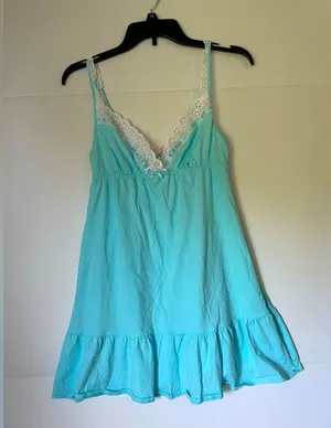 Victoria’s Secret Strappy V-neck Lingerie Chemise Dress Women’s Size Medium A11 thumbnail 2