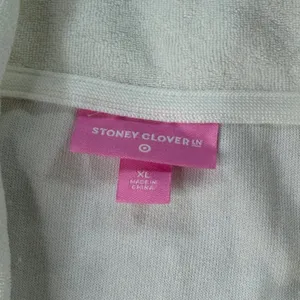 Stoney Clover Lane Target White Terry Cloth Quarter Zip Pullover Shorts Set XL thumbnail 6