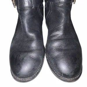 Tory Burch Black Pebbled Leather Teresa Tall Riding Boots Shoes 6 thumbnail 5