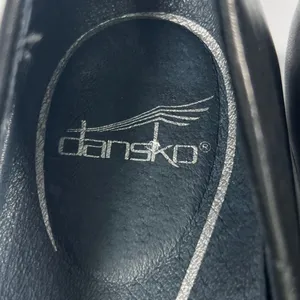Dansko Oksana Slip-On Loafer Women 38 Black Leather Comfort Low Heel Work Shoes‎ thumbnail 7