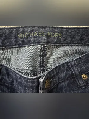 Michael Kors Indigo Flared Wide-Leg Jeans thumbnail 6