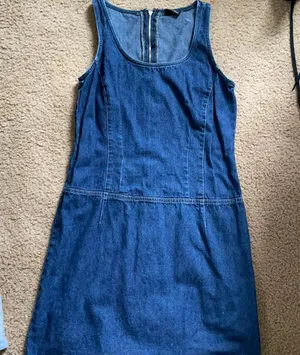 Vintage NY & Co denim jumper thumbnail 1