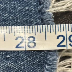 Abercrombie & Fitch Curve Love High Rise 90s Relaxed Jeans 24 Short Frayed Hem thumbnail 9