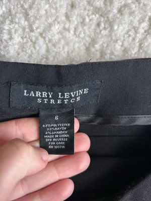 Larry Levine Pencil Skirt Black thumbnail 2