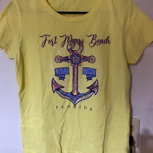 Yellow Fort Myers Beach graphic tee thumbnail 1