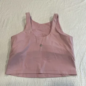 Lululemon align tank top high neck, light pink size 4 women thumbnail 4