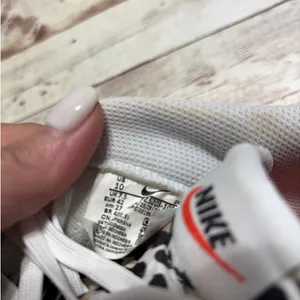 Nike Court Legacy Lift Sneakers Women's Size 10 Orange White Platform thumbnail 6