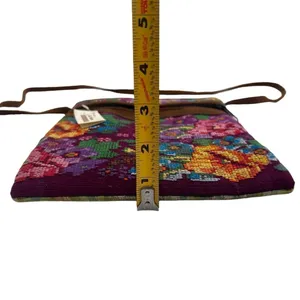 Artesanias Utz Kem Guatemala EMBROIDERED HUIPIL Crossbody Bag thumbnail 7