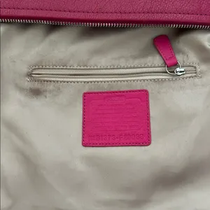 Coach Pink and Beige Signature Crossbody Bag thumbnail 13