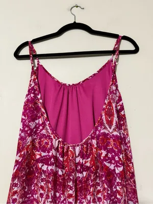 Show Me Your Mumu size small pullover pink summer dress adjustable straps thumbnail 2