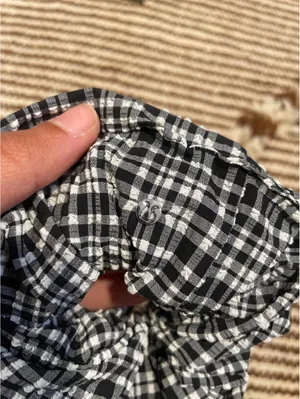 lululemon gingham scrunchie thumbnail 3