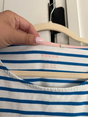 Boden Ella Long Sleeve Breton-Navy‎ striped top thumbnail 3