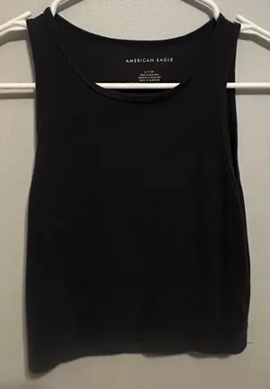 Black American Eagle Tank Top thumbnail 1